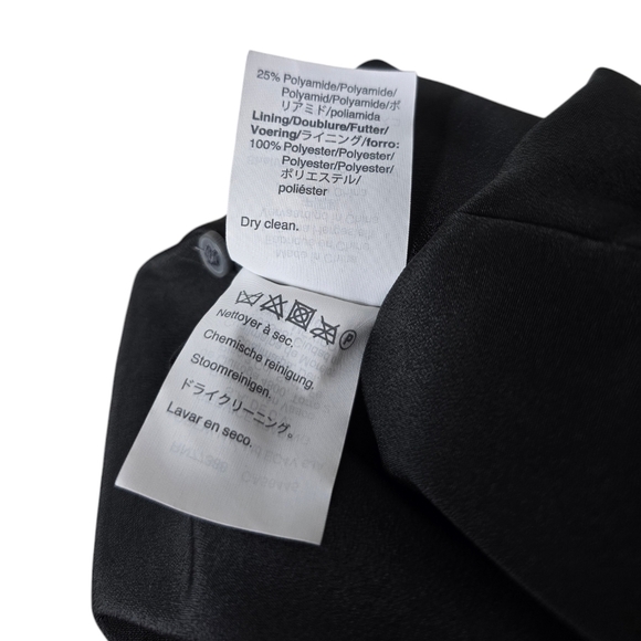 NWT J. Crew Velvet Black Wrap Long Sleebes V Neck Dress 0 - Picture 9 of 11